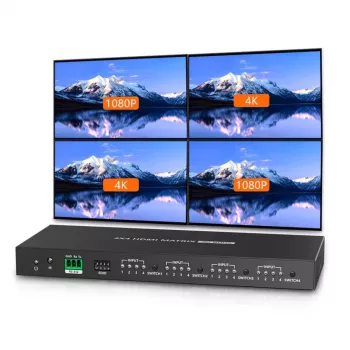 Techly IDATA HDMI-MX44 AV matricu pārslēdzējs 4 ieejas / 4 izejas