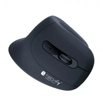 Techly IM 1100-VM-B pele medicīnas lietošanai, labā roka, RF bezvadu, optiskā, 3200 DPI