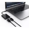 Techly IADAP USBC-HDMI2T4K video kabeļa adapteris 0.15 m USB Type-C 2 x HDMI Melns