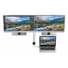 Techly IADAP USBC-HDMI2T4K video kabeļa adapteris 0.15 m USB Type-C 2 x HDMI Melns