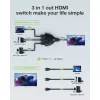 Techly IDATA HDMI-3F8K video slēdzis