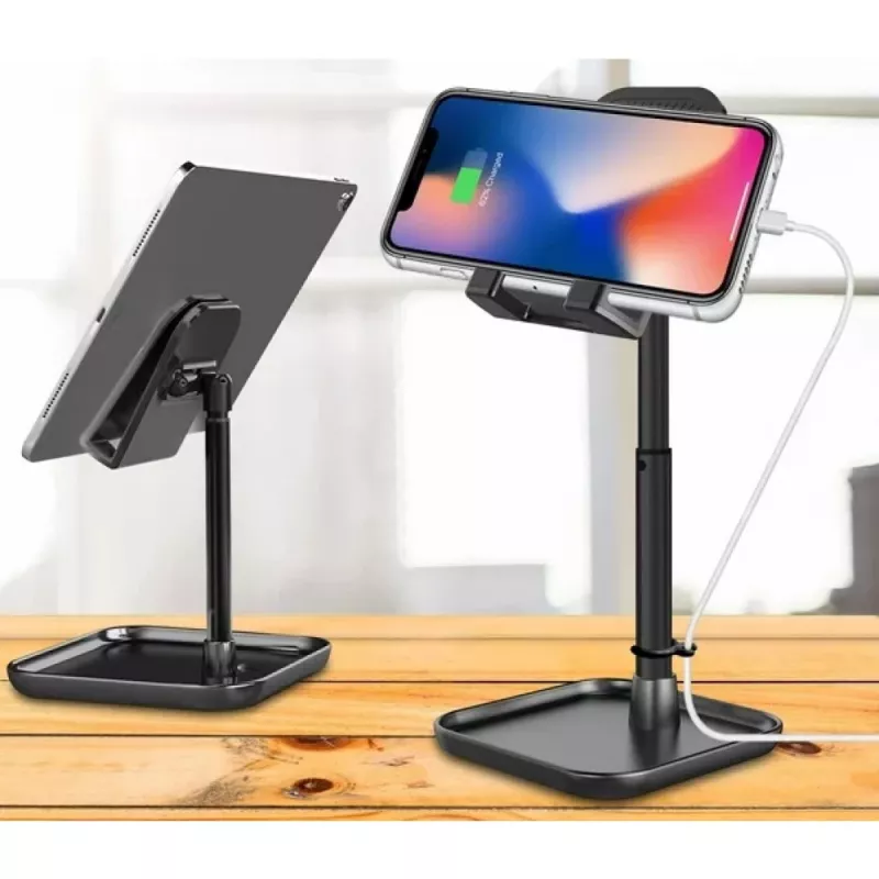Techly I-SMART-STAND13 pasīvais turētājs viedtālrunim un planšetdatoram, melns