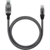 Techly ICOC U3A-RJ45-020 tīkla kabelis 2 m Cat6 F/UTP (FTP) Sudrabs, Melns