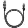 Techly ICOC U3A-RJ45-050 tīkla kabelis 5 m Cat6 F/UTP (FTP) Sudrabs, Melns