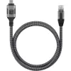 Techly ICOC U3C-RJ45-050 tīkla kabelis 5 m Cat6 F/UTP (FTP) sudraba, melna