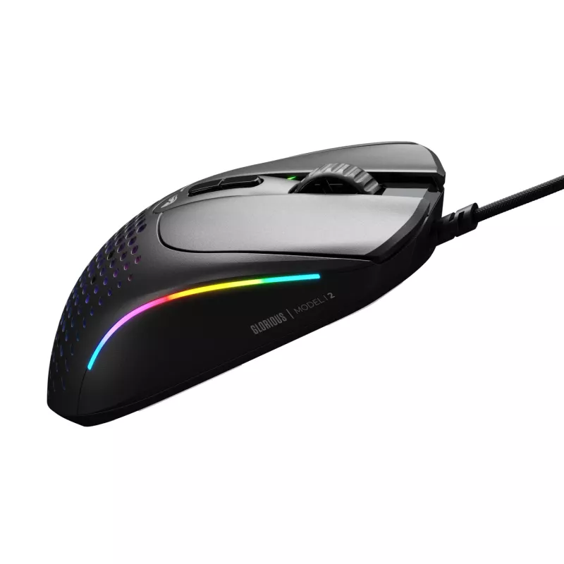 Glorious Gaming Model I 2 Vadu pele - Melna, Labā roka, Optiskā, USB Type-A, 26000 DPI
