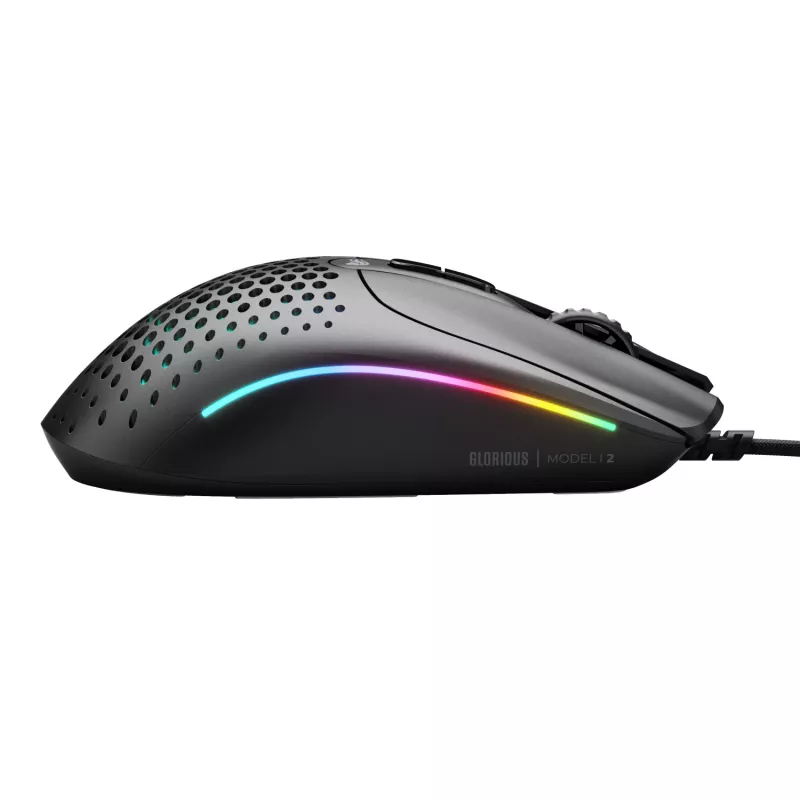 Glorious Gaming Model I 2 Vadu pele - Melna, Labā roka, Optiskā, USB Type-A, 26000 DPI
