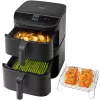 Cosori Turbo Tower 10.8 L 2630 W Karstā gaisa fritieris Melns