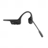 SHOKZ OpenComm2 UC 2025 Upgrade — bezvadu Bluetooth kaulu vadības austiņas ar trokšņu slāpējošu mikrofona kātu un USB-C adapteri, melna
