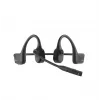 SHOKZ OpenComm2 UC 2025 Upgrade — bezvadu Bluetooth kaulu vadības austiņas ar trokšņu slāpējošu mikrofona kātu un USB-C adapteri, melna