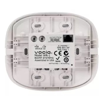 Biamp Vocia WR-1 tālvadības pults vadu video konferenču sistēmai ar spiedpogām