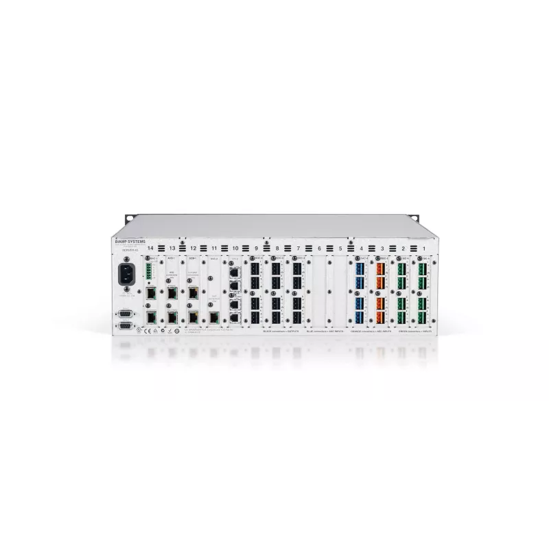 Biamp Tesira SERVER-IO AVB digitālais tīkla serveris, 3U, OLED