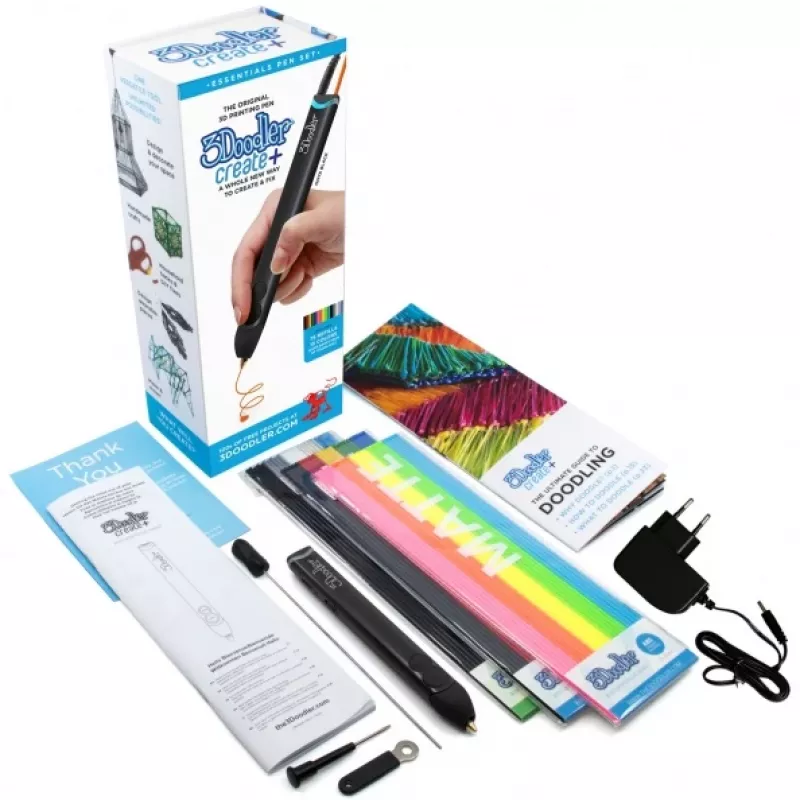 3Doodler ABS pildspalvas pildījums 75 gab. 3 krāsas AB-MONO-75 Melns, Sudrabs, Balts