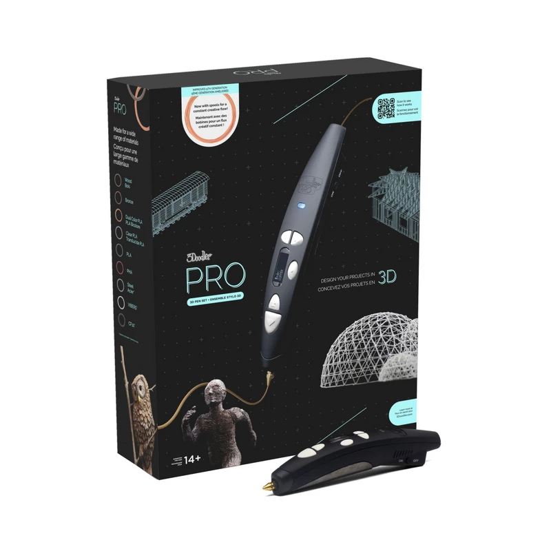 3Doodler Pro III 3D pildspalva Melna