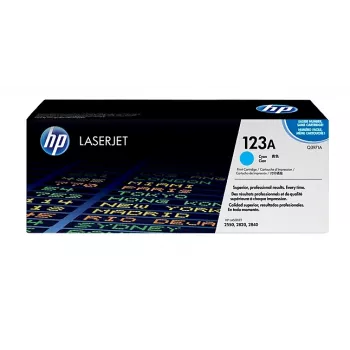 HP 123A oriģinālā tonera kasetne, ciāna, 1 gab.