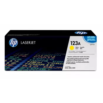 HP 123A Dzeltena oriģināla LaserJet tonera kasetne 1 gab.