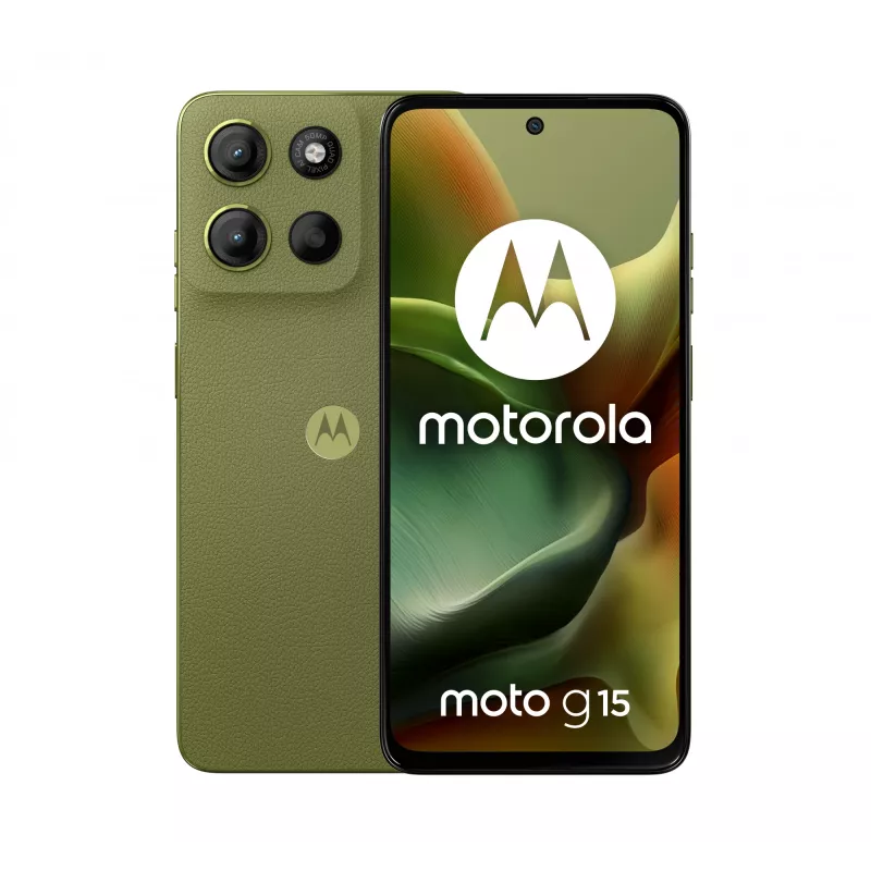 Motorola moto g15 17.1 cm (6.72 collu) Dual SIM Android 15 4G USB Type-C 8 GB 128 GB 5200 mAh Zaļš