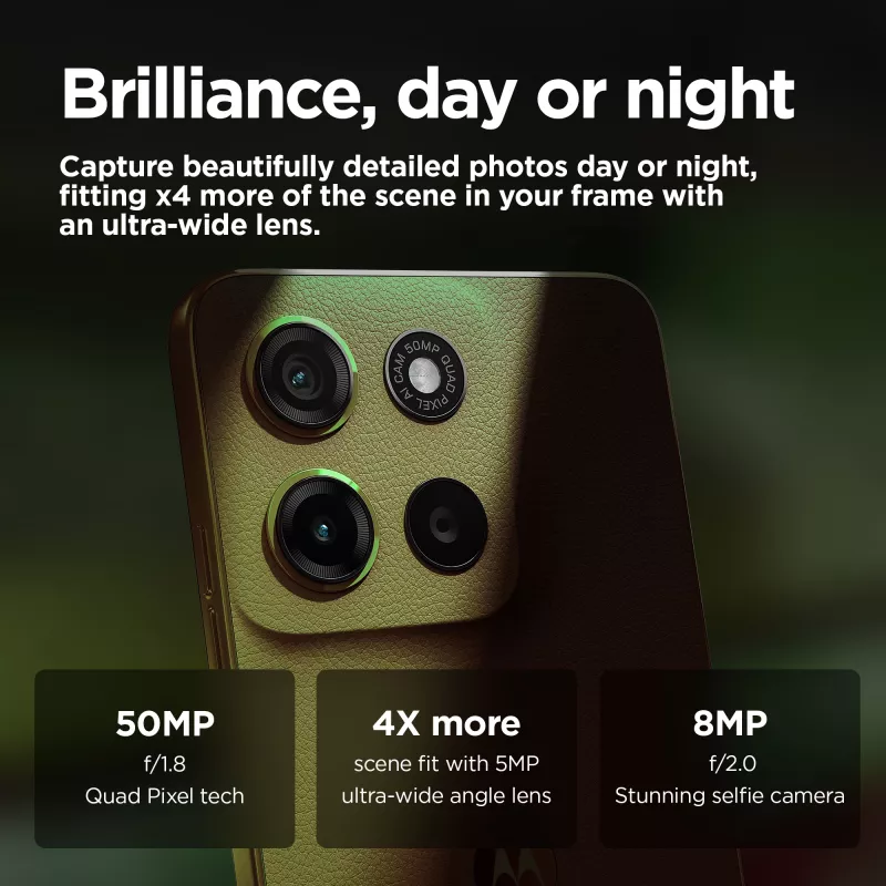 Motorola moto g15 17.1 cm (6.72 collu) Dual SIM Android 15 4G USB Type-C 8 GB 128 GB 5200 mAh Zaļš