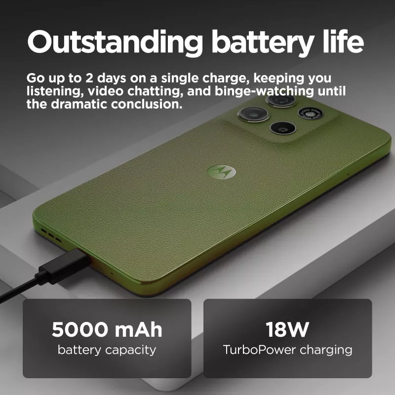 Motorola moto g15 17.1 cm (6.72 collu) Dual SIM Android 15 4G USB Type-C 8 GB 128 GB 5200 mAh Zaļš