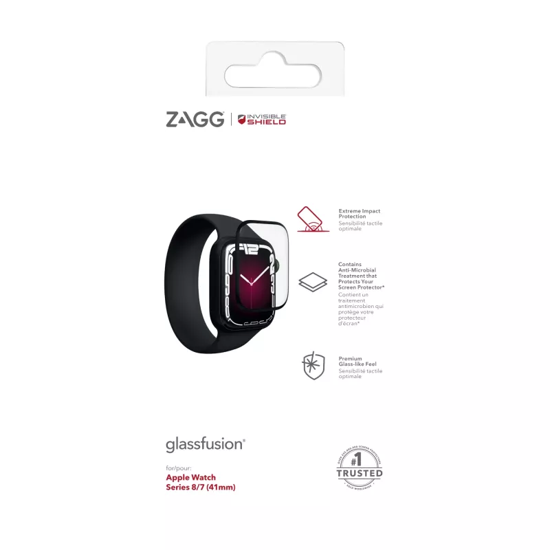 InvisibleShield Glass Fusion+ Apple Watch Series 7 (41mm) / Series 8 (41mm)