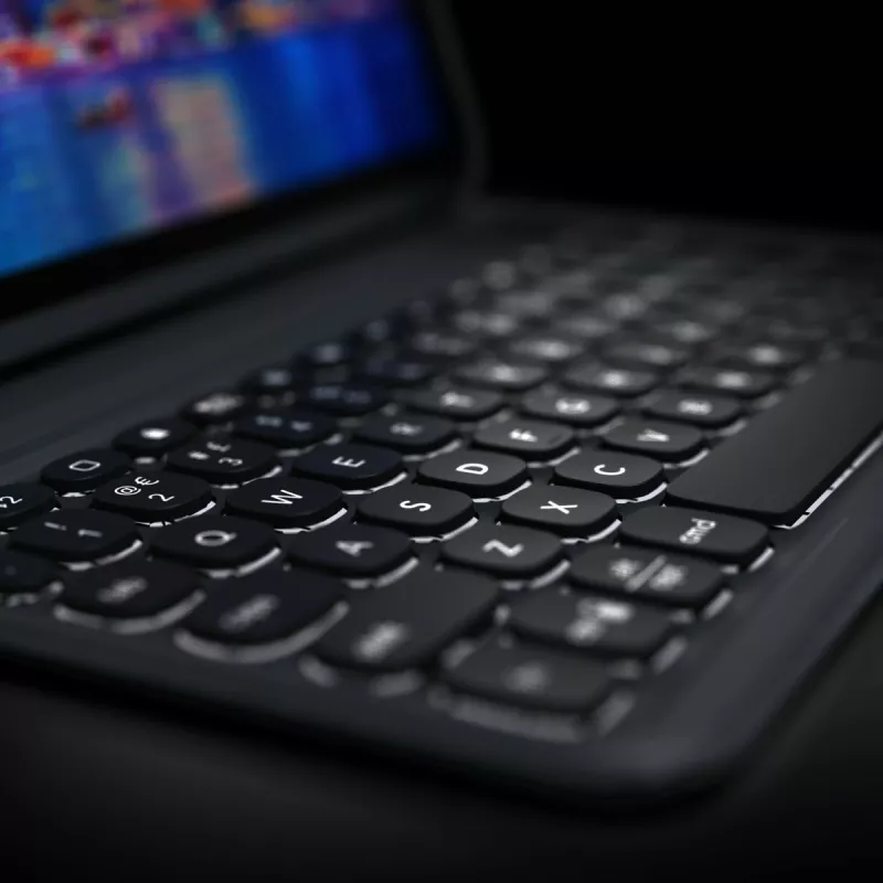 ZAGG Pro Keys tastatūras maciņš iPad 10.9 collu (A16 un 10. paaudze) vācu AZERTY, melns