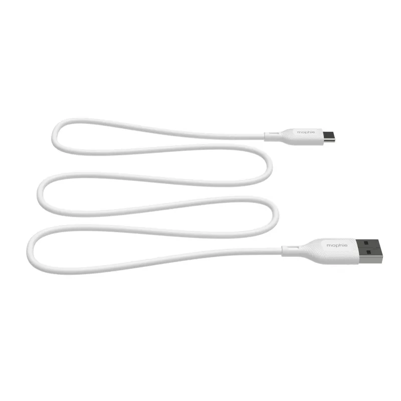 mophie essentials lādēšanas kabelis | 1M USB kabelis USB 2.0 USB A USB C Balts