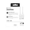 mophie essentials lādēšanas kabelis | 1M USB kabelis USB 2.0 USB A USB C Balts