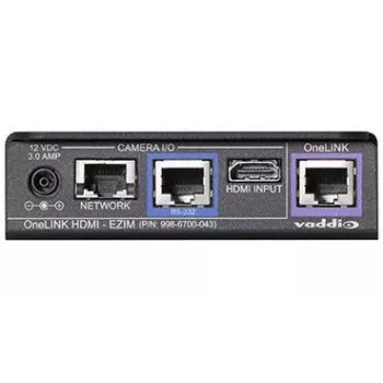 Vaddio OneLINK HDMI AV raidītājs un uztvērējs, melns