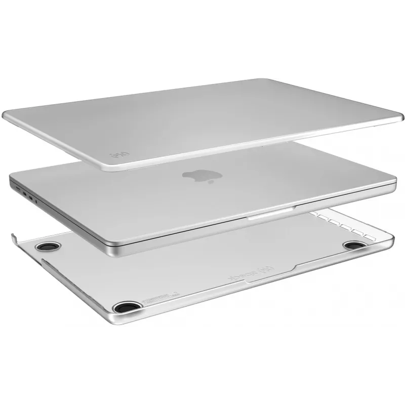 Speck Smartshell cietais vāciņš Macbook Pro 14 collu (2021/2022) Caurspīdīgs