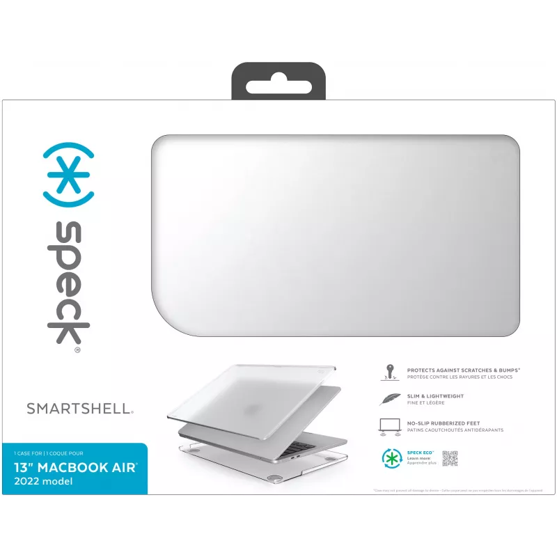 Speck Smartshell cietais vāciņš MacBook Air 13 M2 (2022) Caurspīdīgs