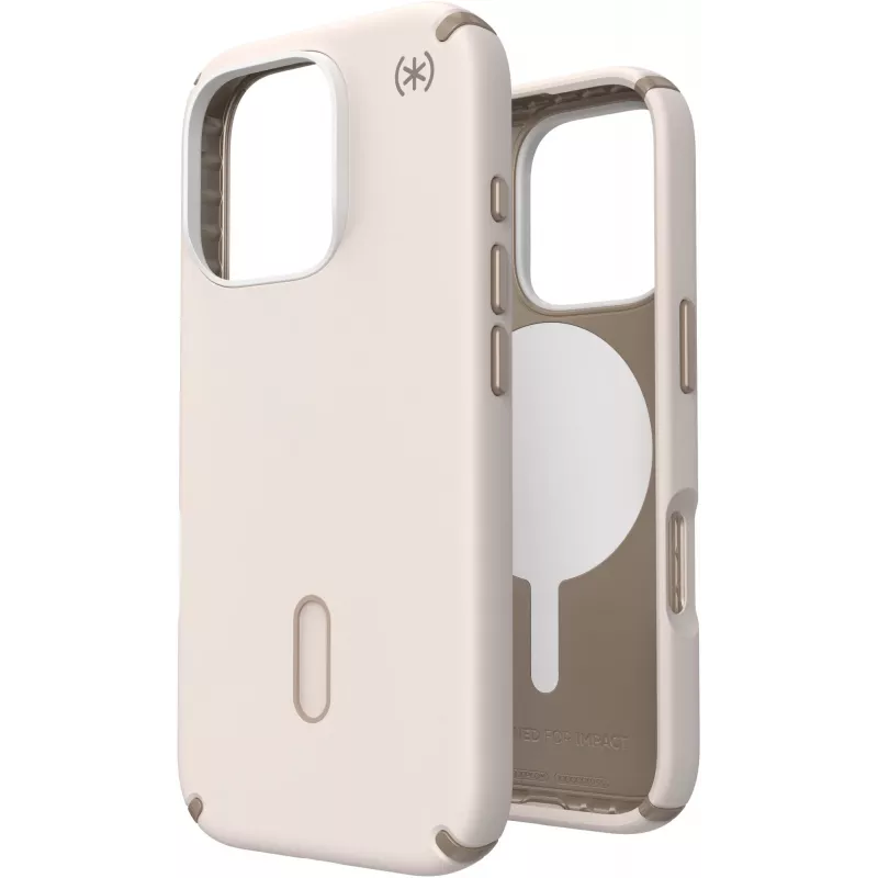 Speck Presidio2 Pro + ClickLock Apple iPhone 16 Pro Bleached Bone - ar Microban Piedurkni