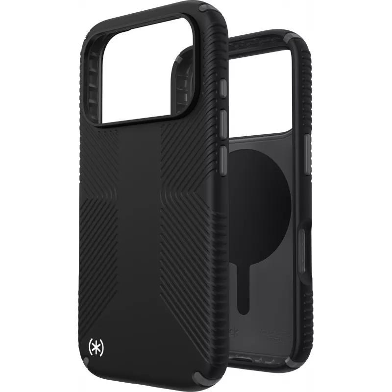 Speck Presidio2 Grip + MS Apple iPhone 17 Pro Black - ar Microban
