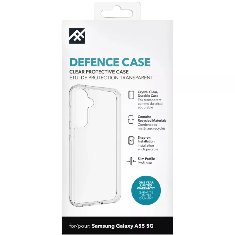 IFROGZ Defence caurspīdīgs vāciņš Samsung Galaxy A55 5G 16.8 cm (6.6 inch)