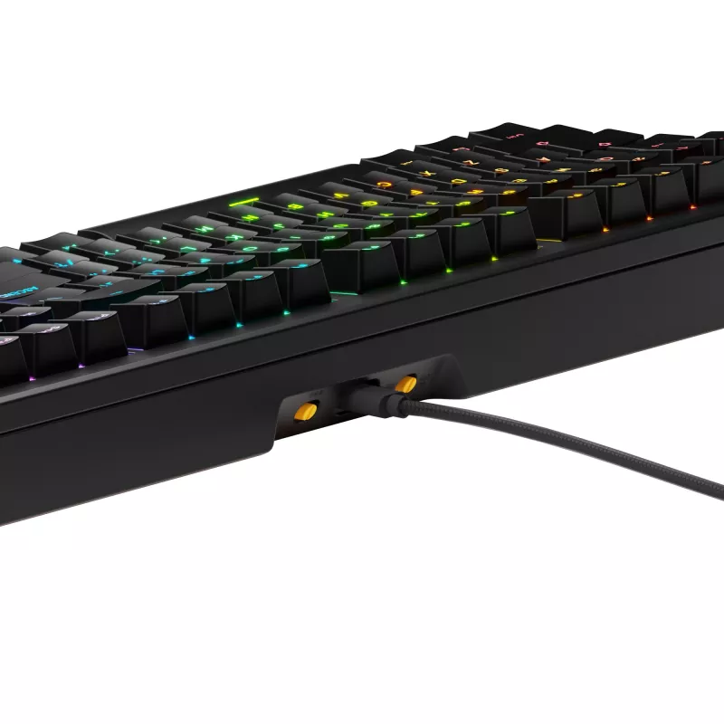 Glorious Gaming GMMK 3 HE 100% Prebuilt Wired Black - US, vadu, mehāniska tastatūra, QWERTY, RGB LED, melna