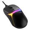 Glorious Gaming Model O3 Vadu Spēļu Pele - Īpaši Vieglas 54g Svars, 130M Noklikšķināšanas Optiskie Slēdži, 30K DPI BAMF 3.0 Sensors, 750 IPS Izsekošana, 50G Paātrinājums, Atbalsta Visus Satvēriena Veidus - Melna
