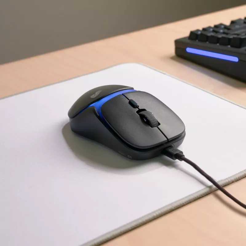 Glorious Gaming Model O3 Vadu Spēļu Pele - Īpaši Vieglas 54g Svars, 130M Noklikšķināšanas Optiskie Slēdži, 30K DPI BAMF 3.0 Sensors, 750 IPS Izsekošana, 50G Paātrinājums, Atbalsta Visus Satvēriena Veidus - Melna