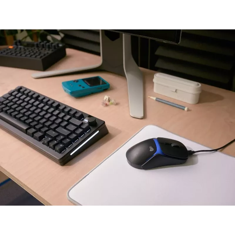 Glorious Gaming Model O3 Vadu Spēļu Pele - Īpaši Vieglas 54g Svars, 130M Noklikšķināšanas Optiskie Slēdži, 30K DPI BAMF 3.0 Sensors, 750 IPS Izsekošana, 50G Paātrinājums, Atbalsta Visus Satvēriena Veidus - Melna