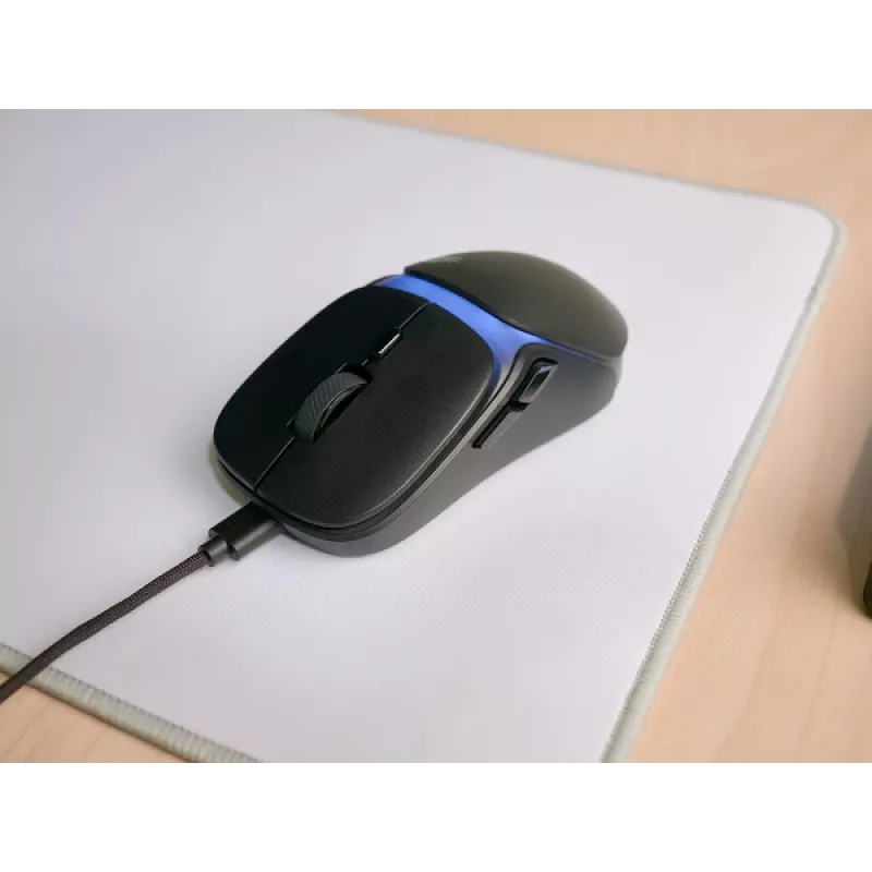Glorious Gaming Model O3 Vadu Spēļu Pele - Īpaši Vieglas 54g Svars, 130M Noklikšķināšanas Optiskie Slēdži, 30K DPI BAMF 3.0 Sensors, 750 IPS Izsekošana, 50G Paātrinājums, Atbalsta Visus Satvēriena Veidus - Melna