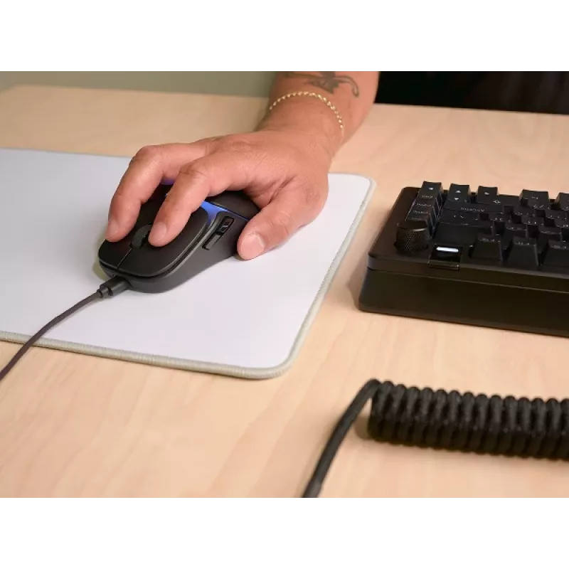 Glorious Gaming Model O3 Vadu Spēļu Pele - Īpaši Vieglas 54g Svars, 130M Noklikšķināšanas Optiskie Slēdži, 30K DPI BAMF 3.0 Sensors, 750 IPS Izsekošana, 50G Paātrinājums, Atbalsta Visus Satvēriena Veidus - Melna
