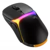 Glorious Gaming Model O3 Wireless Gaming Mouse - Melns, bezvadu, InfinitePlay maiņas bateriju sistēma, 8k polling, 130M optiskie slēdži, 66g, 30K DPI optiskais sensors, RGB