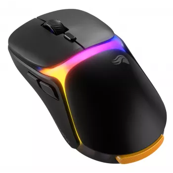 Glorious Gaming Model O3 Wireless Gaming Mouse - Melns, bezvadu, InfinitePlay maiņas bateriju sistēma, 8k polling, 130M optiskie slēdži, 66g, 30K DPI optiskais sensors, RGB