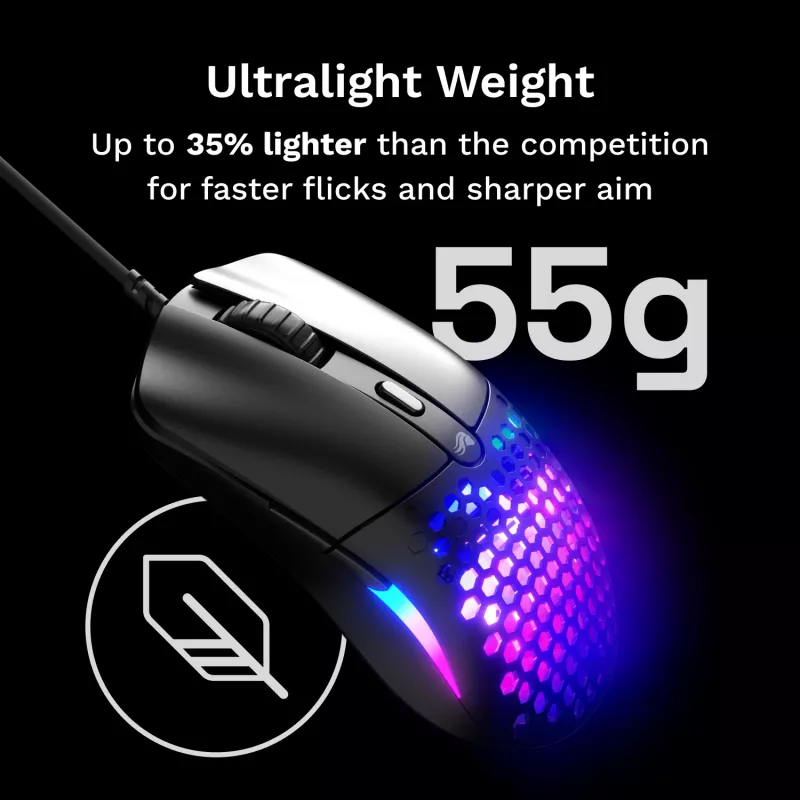Glorious Gaming Model O Eternal pele labā roka USB Type-A optiskā 12000 DPI