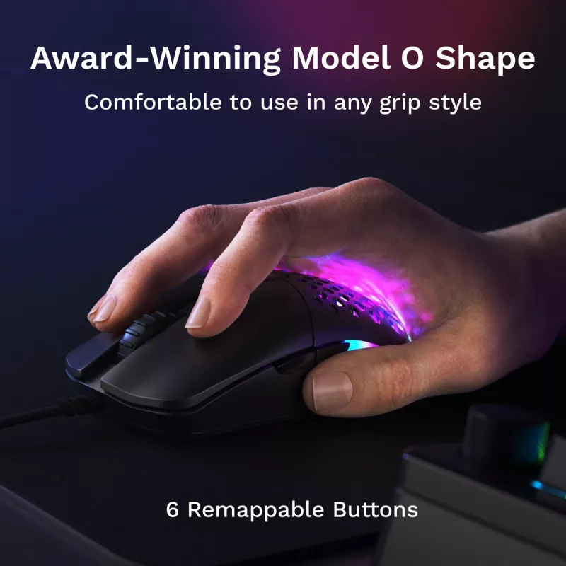 Glorious Gaming Model O Eternal pele labā roka USB Type-A optiskā 12000 DPI