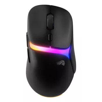 Glorious Gaming Model D3 Wireless Gaming Mouse - InfinitePlay Maināmo Akumulatoru Sistēma, 8k Polling, 130M Klikšķu Optiskie Slēdži, Īpaši Viegls 69g, 30K DPI Optiskais Sensors, RGB - Melns