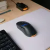 Glorious Gaming Model D3 Wireless Gaming Mouse - InfinitePlay Maināmo Akumulatoru Sistēma, 8k Polling, 130M Klikšķu Optiskie Slēdži, Īpaši Viegls 69g, 30K DPI Optiskais Sensors, RGB - Melns