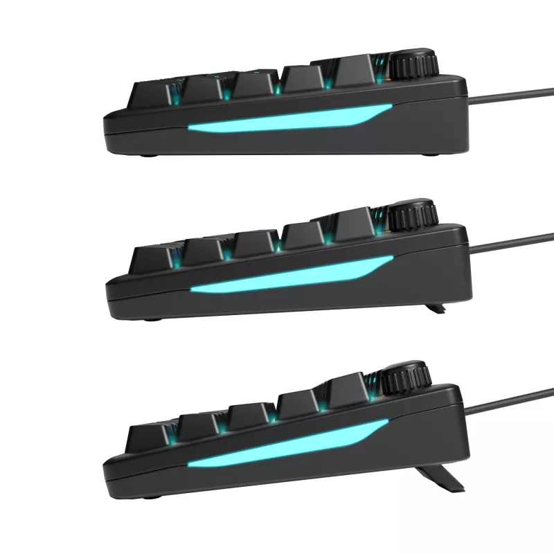Glorious Gaming GMBK 75% tastatūra USB QWERTY US English Melna