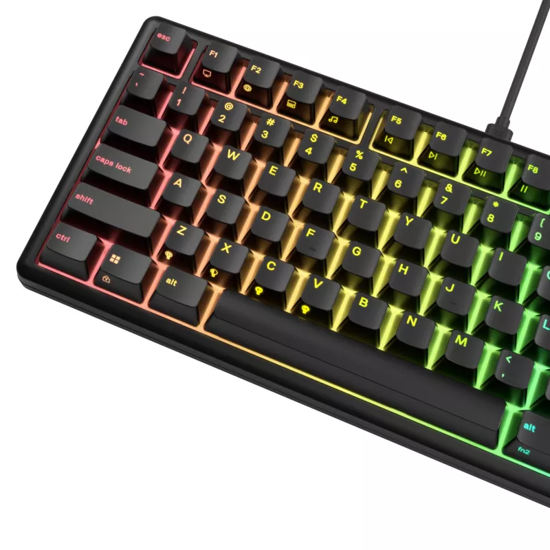 Glorious Gaming GMBK 75% tastatūra USB QWERTY US English Melna