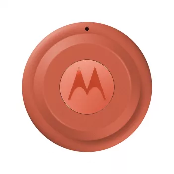 Motorola moto tag 2 universāls izsekotājs, oranžs, CR2032 akumulators, līdz 14400 h, 7.4 g, Ø 31.9 mm, 8 mm