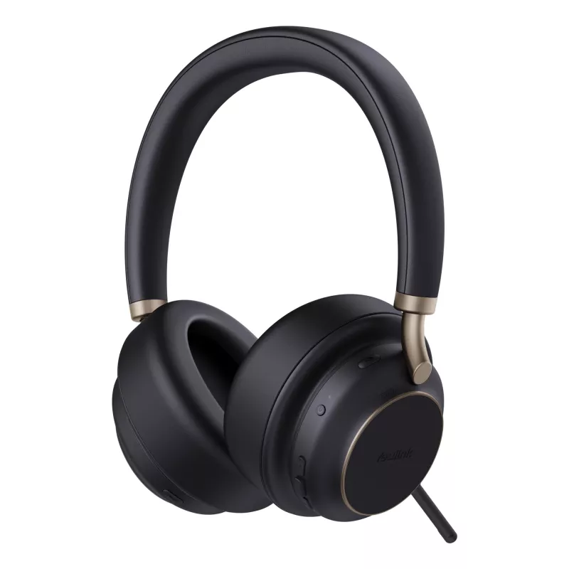 Yealink BH76 Plus ar uzlādes staciju UC Melns USB-C/A Austiņas