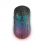 Mars Gaming MMW3 bezvadu spēļu pele, RGB Flow, īpaši viegla 79g, 3200DPI, Melna